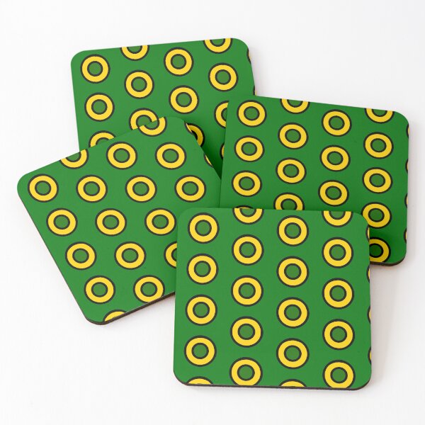 Item preview, Grovey yellow and green Circle print designed and sold by DemonicGloom.