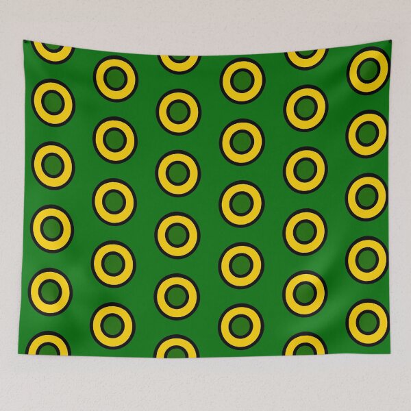 Item preview, Grovey yellow and green Circle print designed and sold by DemonicGloom.