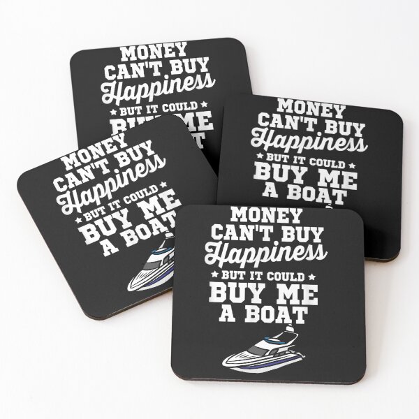 Item preview, Money Cant Buy Happiness But It Can Buy Me A Boat designed and sold by wi trendshop.