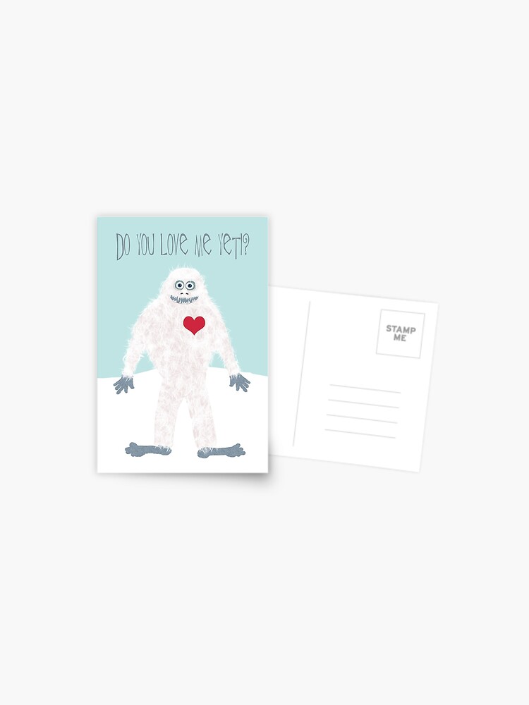 Is it Christmas Yeti (Yet) Pun Greeting Card for Sale by Amy