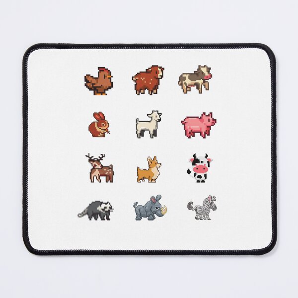 Item preview, Pixel Animal Farm - Funny Design Pack designed and sold by edebzine.
