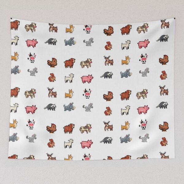 Item preview, Pixel Animal Farm - Funny Design Pack  designed and sold by edebzine.