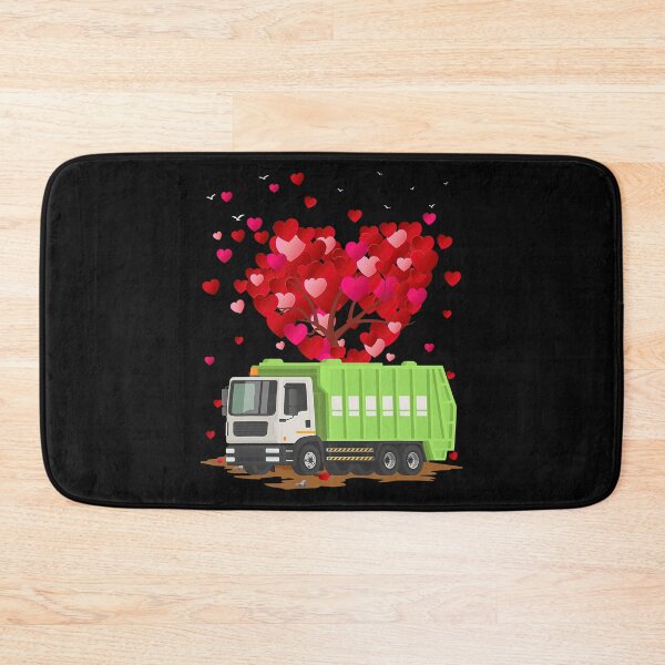 Item preview, Garbage Truck Lover Heart Shape Garbage Truck Valentines Day designed and sold by larryscott84.