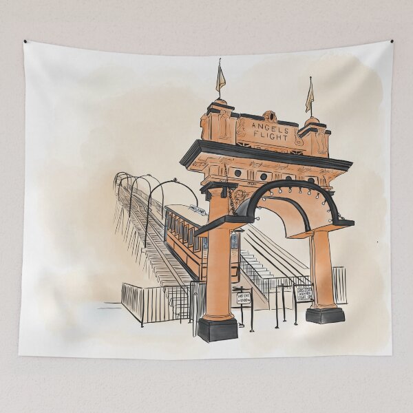 Item preview, Angels Flight, Downtown Los Angeles designed and sold by thelisabethanne.