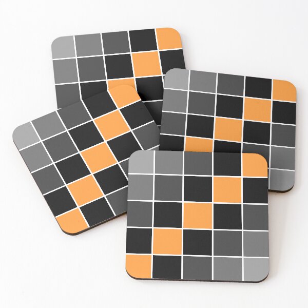 Item preview, Orange Grid designed and sold by iconymous.