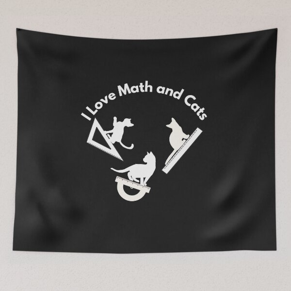 Item preview, Math Kitty Cat I Love Math And Cats, Mathematics Math Gifts, cats lovers designed and sold by Issa ★★★★★.