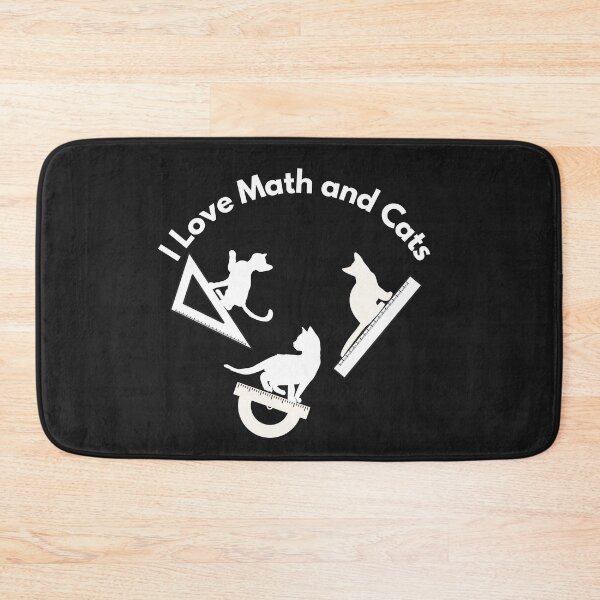 Item preview, Math Kitty Cat I Love Math And Cats, Mathematics Math Gifts, cats lovers designed and sold by Issa ★★★★★.