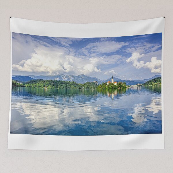 Item preview, Lake Bled on a Gorgeous Day designed and sold by StewieStrout.
