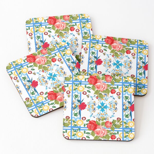 Item preview, Italian,Sicilian art,majolica,tiles,Flowers designed and sold by MariaMarinova.
