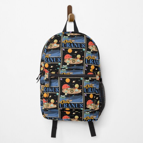 Item preview, Retro Visit Planet Uranus Mid Century Style Space Travel designed and sold by ourkid.