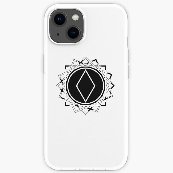 Black Diamond Fractal iPhone Soft Case