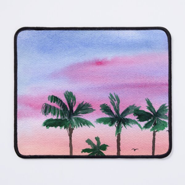 Item preview, Colorful Sunset with Palm Trees designed and sold by Sandra Connelly.