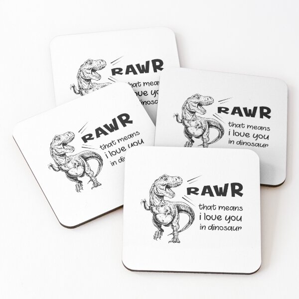 Item preview, Rawr that means i love you in dinosaur designed and sold by Zexten.