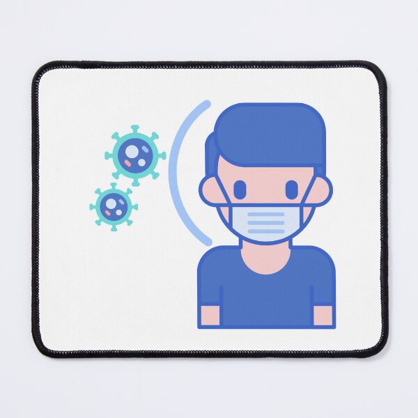 Item preview, covid warrior cartoon RB fan art designed and sold by Rishabhthinks.