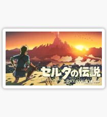 Breath of The Wild Original Artwork with Japanese Logo Sticker