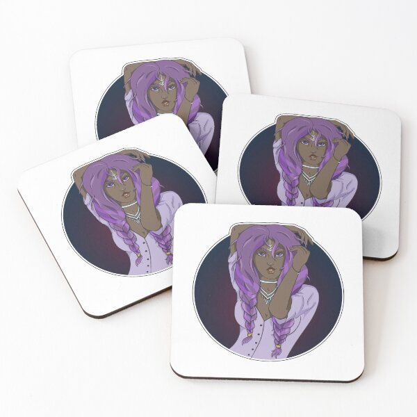 Item preview, Girl with purple hair designed and sold by MadArtist123.