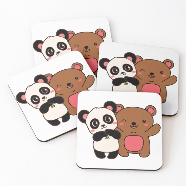 Item preview, Panda And Brownie Bear designed and sold by BopleDesigns.