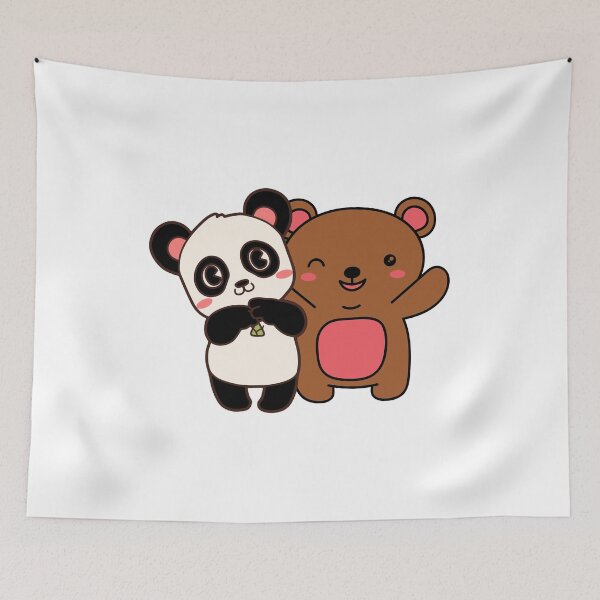 Item preview, Panda And Brownie Bear designed and sold by BopleDesigns.