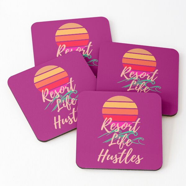 Item preview, Resort Life Hustles (Wave Logo) designed and sold by TopChoiceMerch.