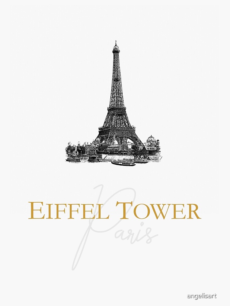 Disover EIFFEL TOWER PARIS FRANCE POSTER Premium Matte Vertical Poster