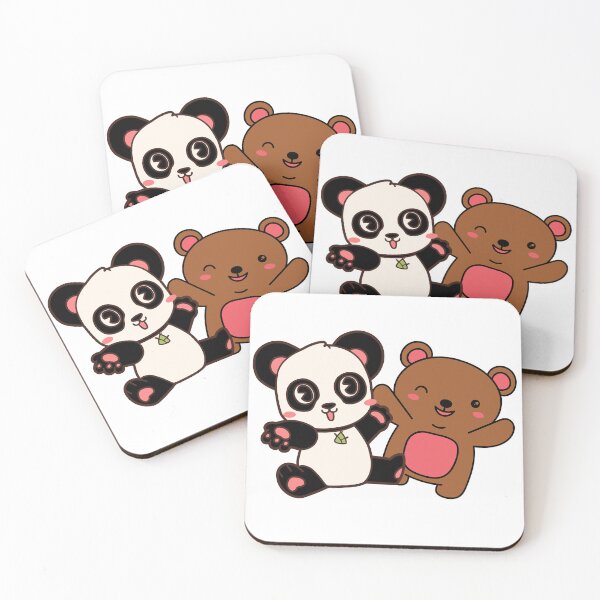 Item preview, Panda And Brownie - Panda and  Bear designed and sold by BopleDesigns.