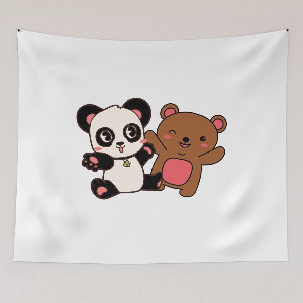 Item preview, Panda And Brownie - Panda and  Bear designed and sold by BopleDesigns.