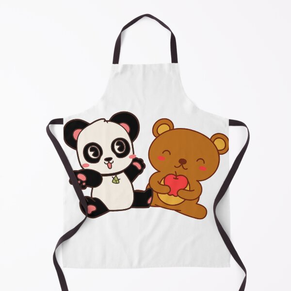 Item preview, Panda And Brownie Bear Couple - Panda And bear designed and sold by BopleDesigns.