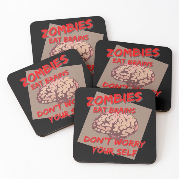 Item preview, Zombies Eat Brains Don't Worry Your Self  designed and sold by printhappy4you.