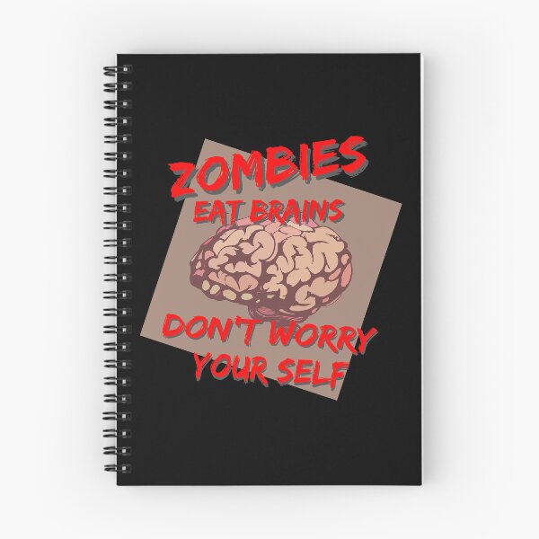 Item preview, Zombies Eat Brains Don't Worry Your Self  designed and sold by printhappy4you.