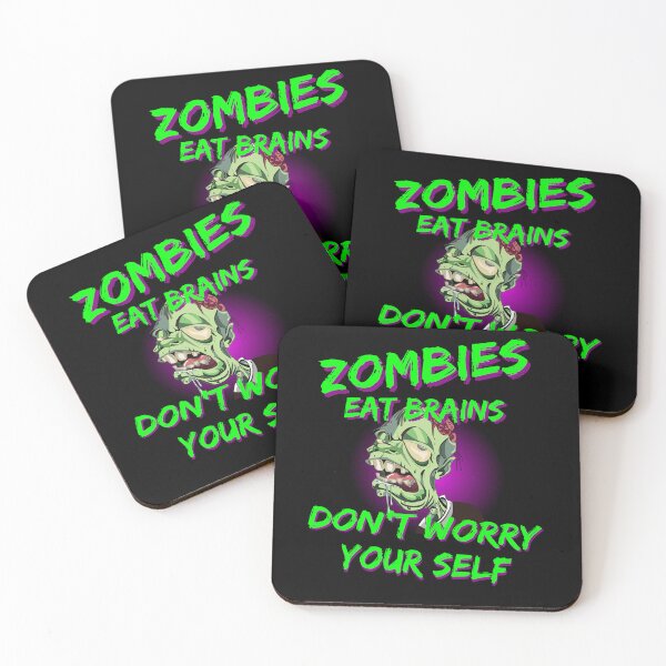 Item preview, Zombies Eat Brains Don't Worry Your Self  designed and sold by printhappy4you.