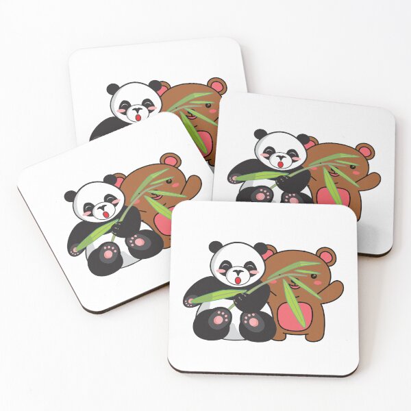 Item preview, Panda And Brownie - Panda And Brownie Bear designed and sold by BopleDesigns.