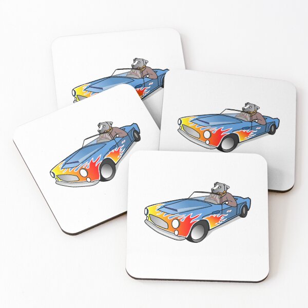 Item preview, dog driving a car  designed and sold by Issa ★★★★★.
