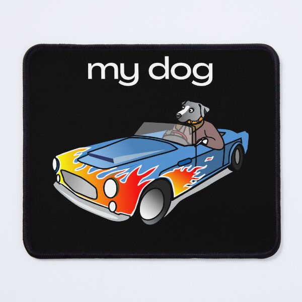 Item preview, dog driving a car designed and sold by Issa ★★★★★.