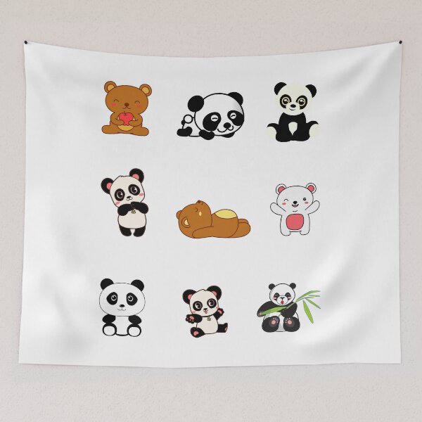 Item preview, Panda And Brownie Bear pack designed and sold by BopleDesigns.