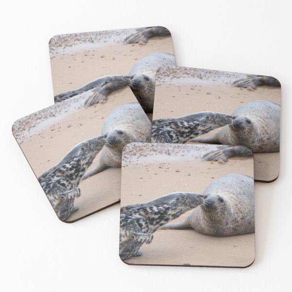Item preview, Kissing grey seals designed and sold by cdkphotos.