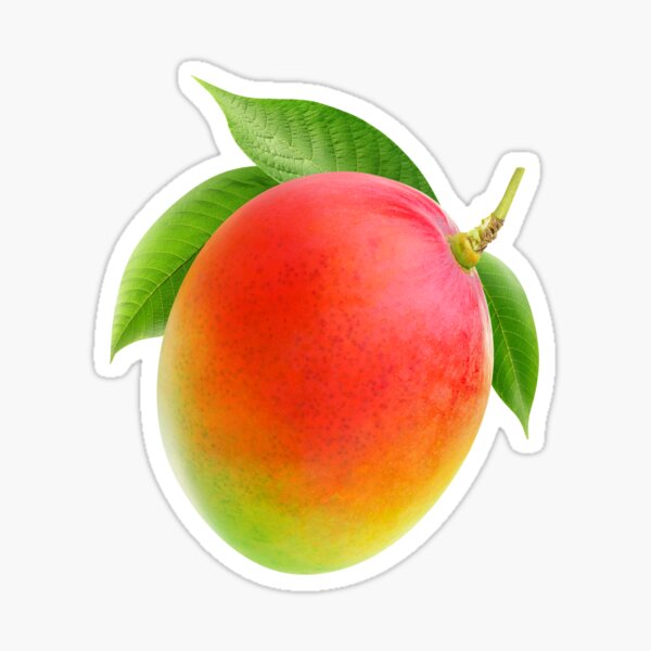 Decal Sticker Mangos Red Green Yellow White Food & Beverage Outdoor Store Sign 