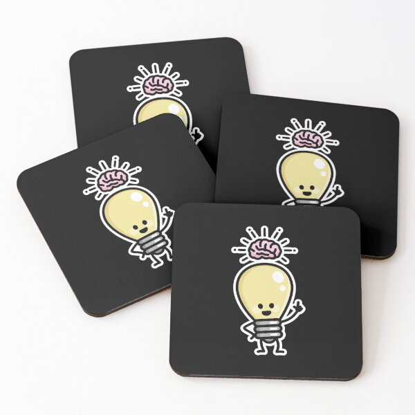 Item preview, Light bulb idea brains creative genius funny creativity nerd designed and sold by LaundryFactory.