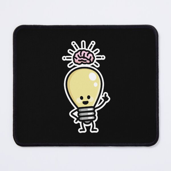 Item preview, Light bulb idea brains creative genius funny creativity nerd designed and sold by LaundryFactory.