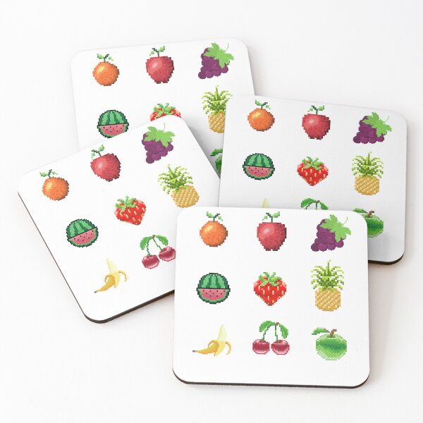 Item preview, Pixel Tropical Fruits - Adorable Design Pack  designed and sold by edebzine.