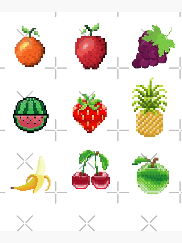 Pixel fruit pack