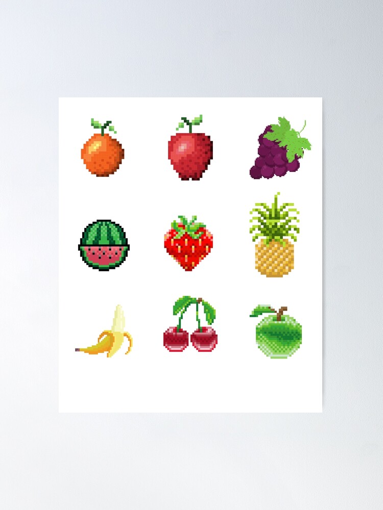 Pixel fruit pack