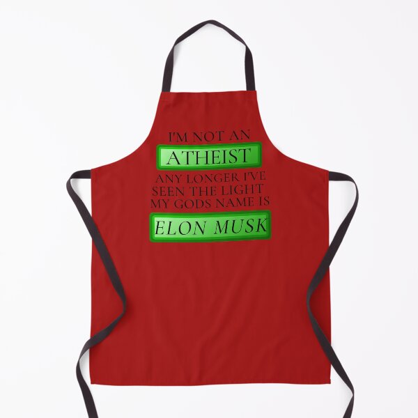 Item preview, Atheist God Elon Musk. designed and sold by wildwesdesigns.