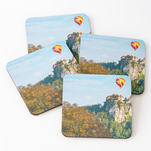 Item preview, Hot Air Balloon over Bled designed and sold by StewieStrout.