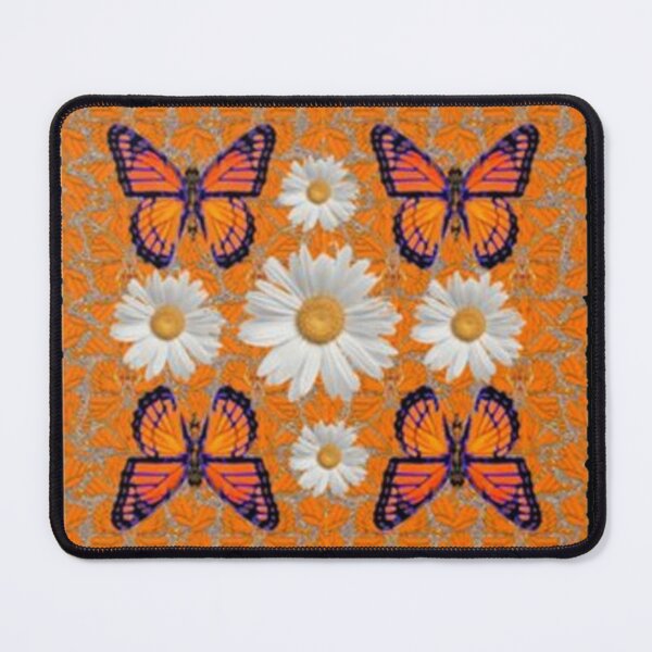 Item preview, MONARCH BUTTERFLIES WHITE DAISY FLOWERS ART designed and sold by sharlesart.