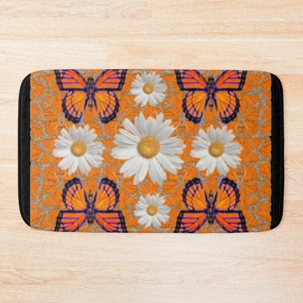 Item preview, MONARCH BUTTERFLIES WHITE DAISY FLOWERS ART designed and sold by sharlesart.