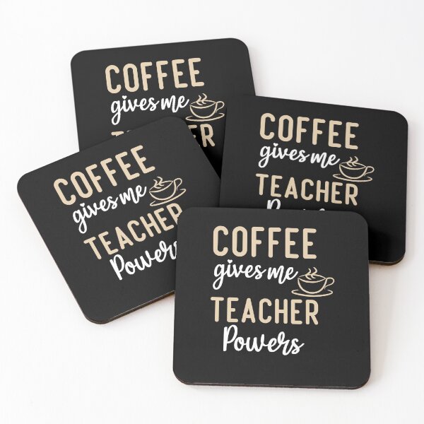 Item preview, Coffee Gives Me Teacher Powers designed and sold by AEOPIN.