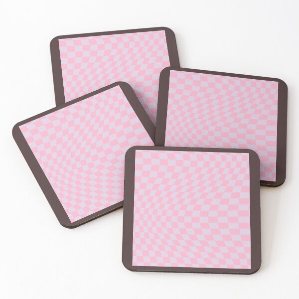 Item preview, Check Pattern Lilac And Pink Wavy Checkerboard Pattern Sleeveless Top designed and sold by 4seasondesign.