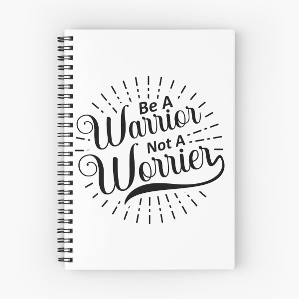 Item preview, Be A Warrior Not A Worrier designed and sold by storyboxdesigns.