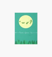 Never Grow Up Art Board Print