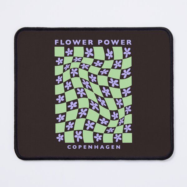 Item preview, Danish Pastel Aesthetic Flower Power Copenhagen Market Green designed and sold by 4seasondesign.